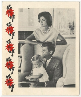John F. Kennedy Signed Holiday Card (PSA/DNA)